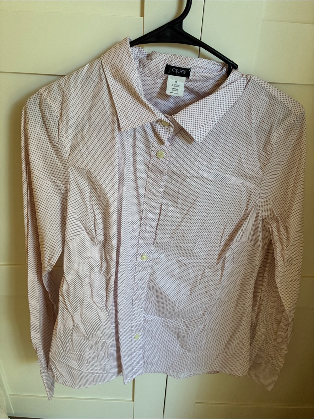 J. Crew Women’s Button-Up Shirt in Micro Dot